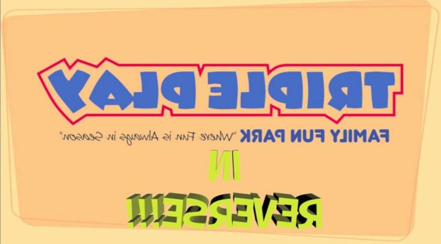 Water Slides in Reverse!