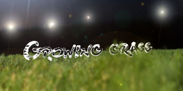 Growing Grass