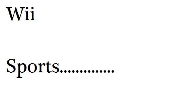 Wii Sports 