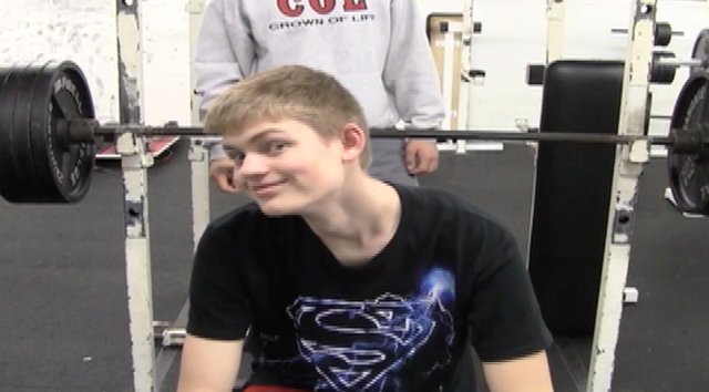 Weight Room Spit Take